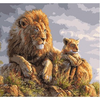 Картина по номерам. 