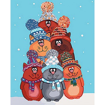 Картина по номерам.Животные, птицы 