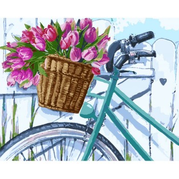 Картина по номерам. Сельский пейзаж 