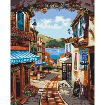 Картина по номерам. Городской пейзаж 