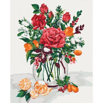 Картина по номерам. Букеты 
