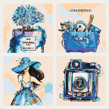 Картина по номерам. Абстракция 