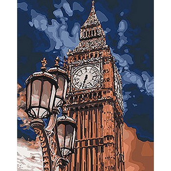 Картина за номерами. Міський пейзаж 