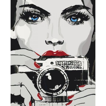 Картина за номерами. Люди