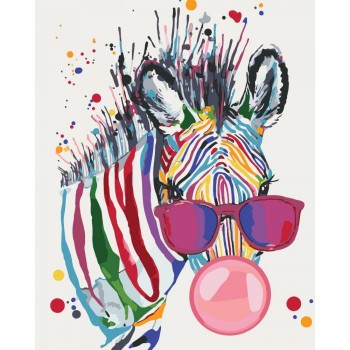 Картина мо номерами. Тварини, птахи 