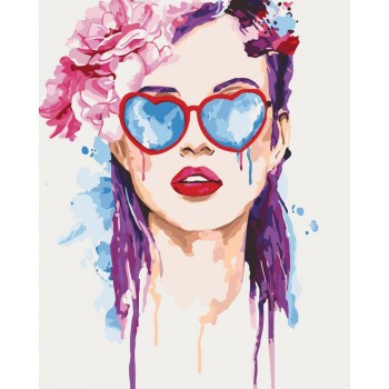 Картина мо номерам. Люди 