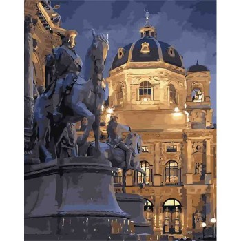 Картина за номерами. Міський пейзаж