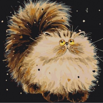 Картина по номерам. Животные,  птицы 