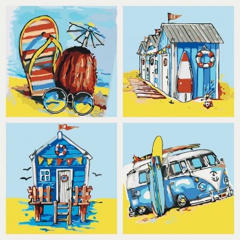 Картина по номерам. Абстракция 