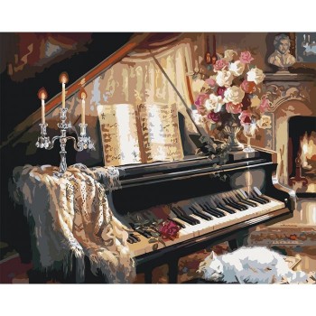 Набір для малювання за номерами. Заміський будинок