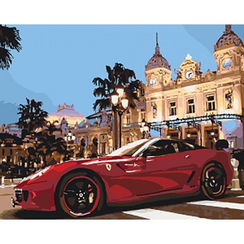 Картина за номерами. Заміський будиночок