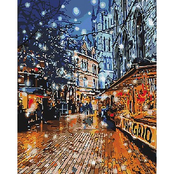 Картина по номерам. Городской пейзаж 