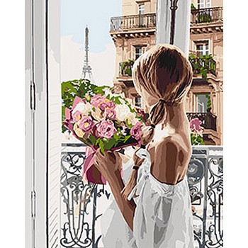 Картина за номерами. Люди