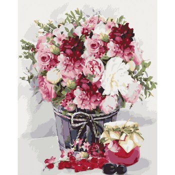 Картина за номерами. Букет 