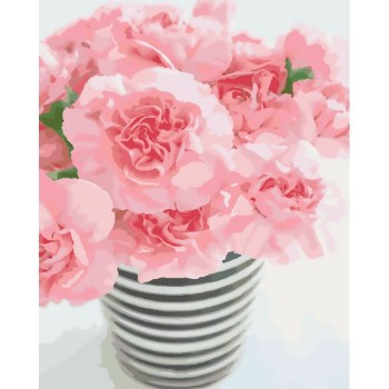 Картина по номерам Букеты 