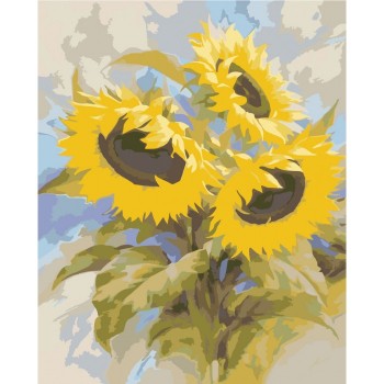 Картина по номерам. Букеты 