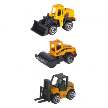 Набор машинок строительная техника MH-201-1, 3 машинки в комплекте (Lift-Track)