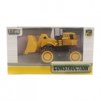Игрушечная стройтехника XB7002 инерционная, металлическая 12,5 см (Бульдозер)