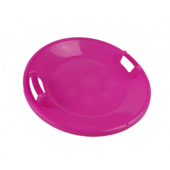 УЦЕНКА!!! Ледянка MS 0520-1Pink-UC (Розовый) круглая, 63см, с ручками, пластик