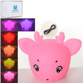 УЦЕНКА!!! Ночник MTY-216-UC (Олень) сенсорн,аккум, животное,13см