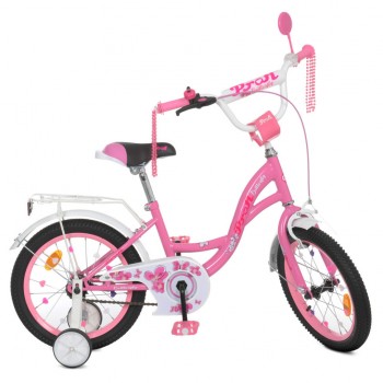 Велосипед детский PROF1 Y1821 18 дюймов, розовый