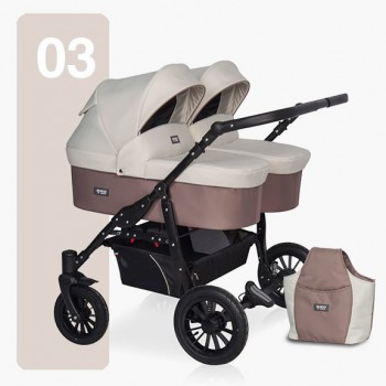 Коляска для двійні Riko Saxo 03