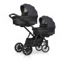 Коляска для двійні Riko Team Duo 04 Antracite