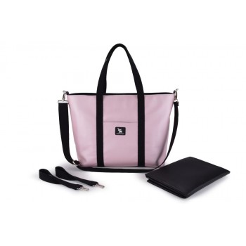 Сумка для коляски Cottonmoose Shopper 750/146 pearl pink leather (рожева пудра еко-шкіра)