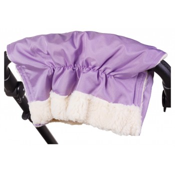 Муфта Умка M02 для рук на коляску світло-бузковий