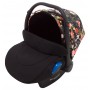Автокресло Adamex Kite Flowers FL1 черный (цветы)