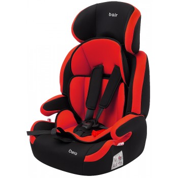 Автокрісло Bair Beta 1/2/3 (9-36 кг) DB2426 чорний - червоний