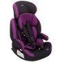 Автокресло Bair Beta Iso-fix 1/2/3 (9-36 кг) DBI1824 черный - фиолетовый