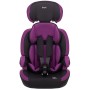 Автокресло Bair Beta Iso-fix 1/2/3 (9-36 кг) DBI1824 черный - фиолетовый