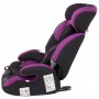 Автокресло Bair Beta Iso-fix 1/2/3 (9-36 кг) DBI1824 черный - фиолетовый