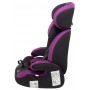 Автокресло Bair Beta 1/2/3 (9-36 кг) DB1824 черный - фиолетовый