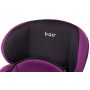 Автокресло Bair Beta 1/2/3 (9-36 кг) DB1824 черный - фиолетовый