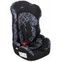 Автокресло Bair Alpha 1/2/3 (9-36 кг) DA1424 черный - темно-синий (круги)