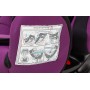 Автокресло Bair Sigma 0+/1/2 (0-25 кг) DS1824 черный - фиолетовый