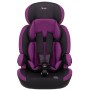 Автокресло Bair Beta Iso-fix 1/2/3 (9-36 кг) DBI1824 черный - фиолетовый