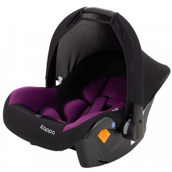 Автокрісло Bair Kappa 0 + (0-13 кг) DK 1824 чорний-фіолетовий
