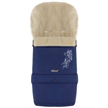 Зимний конверт Babyroom №20 с удлинением  темно-синий с узором