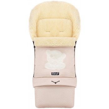 Зимний конверт Babyroom №20 с удлинением  бежевый (мордочка мишки штопаная)