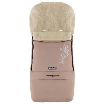 Зимний конверт Babyroom №20 с удлинением  капучино с узором