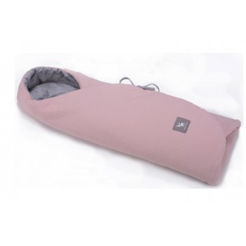 Конверт в коляску и автокресло Cottonmoose ODWF 439/113/49 powder pink cotton jersey melange cotton jersey (розовая пудра)