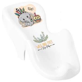 Гірка для купання Tega Wild & Free Little Elephant DZ-003 нековзна 103 white-green