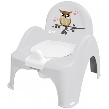Горщик-стільчик Tega Owl (plus baby) PB-SOWA-007 106 grey
