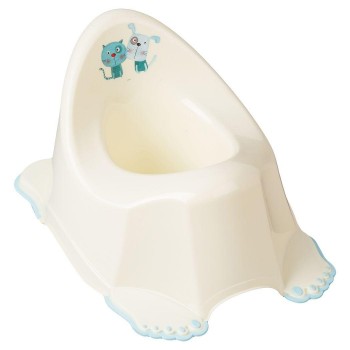 Горшок с антискользящим покрытием Tega DOG & CAT Anti slip Potty PK-001-102 soft yellow (желтый)