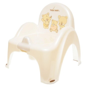 Горшок-кресло Tega TEDDY BEAR Anti slip Potty Chair MS-012-118 white pearl (белый)