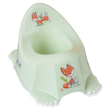 Горшок с антискользящим покрытием Tega FOREST FAIRYTALE Anti-slip potty FF-001-112 light green (зеленый)