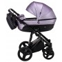 Коляска 2 в 1 Bair Play Plus BPL-135 світло-бузковий (перламутр) - чорний
